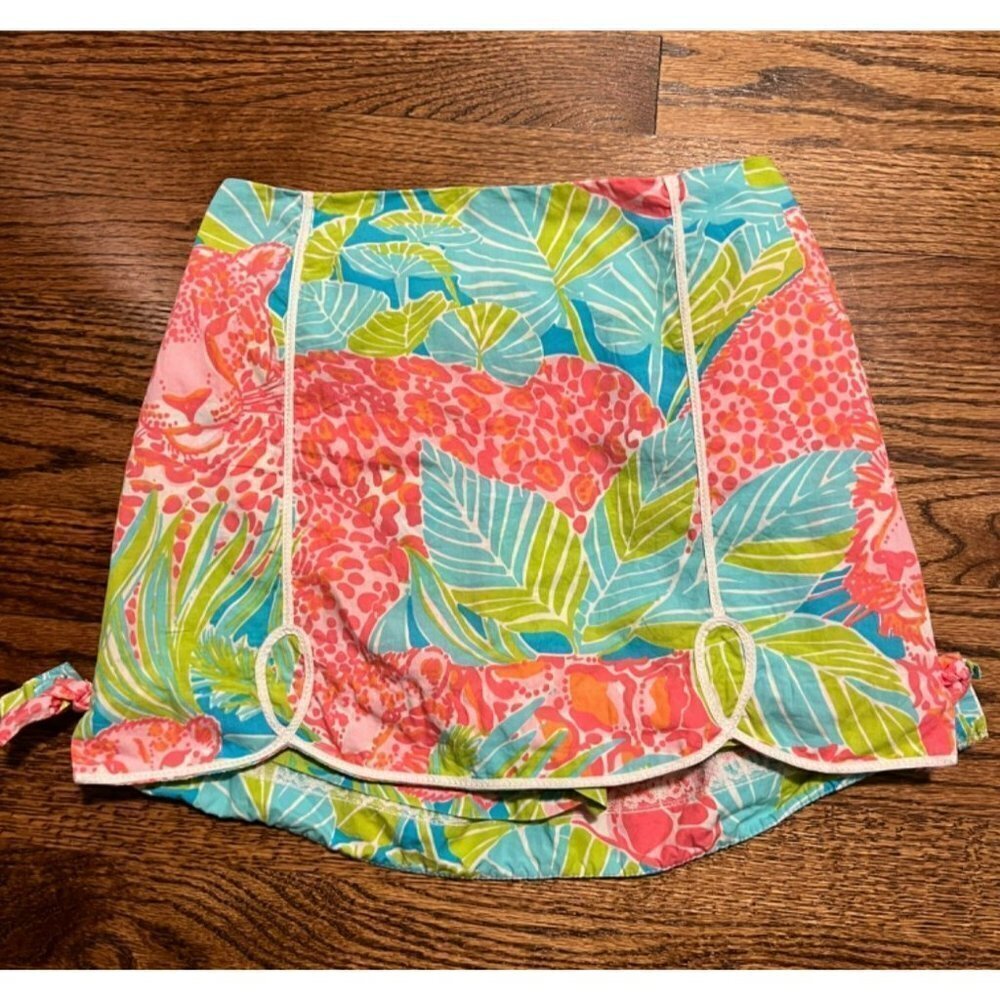 Lilly Pulitzer | Girls Skort Blue Green Pink Sz 14 Style 75215G